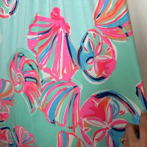 Lilly Pulitzer Sloane Maxi Dress Minty Fresh on the Rocks Small‎ - Picture 2 of 6